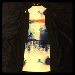Beach scenery dress